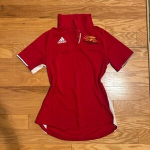 Adidas Red Polo Shirt